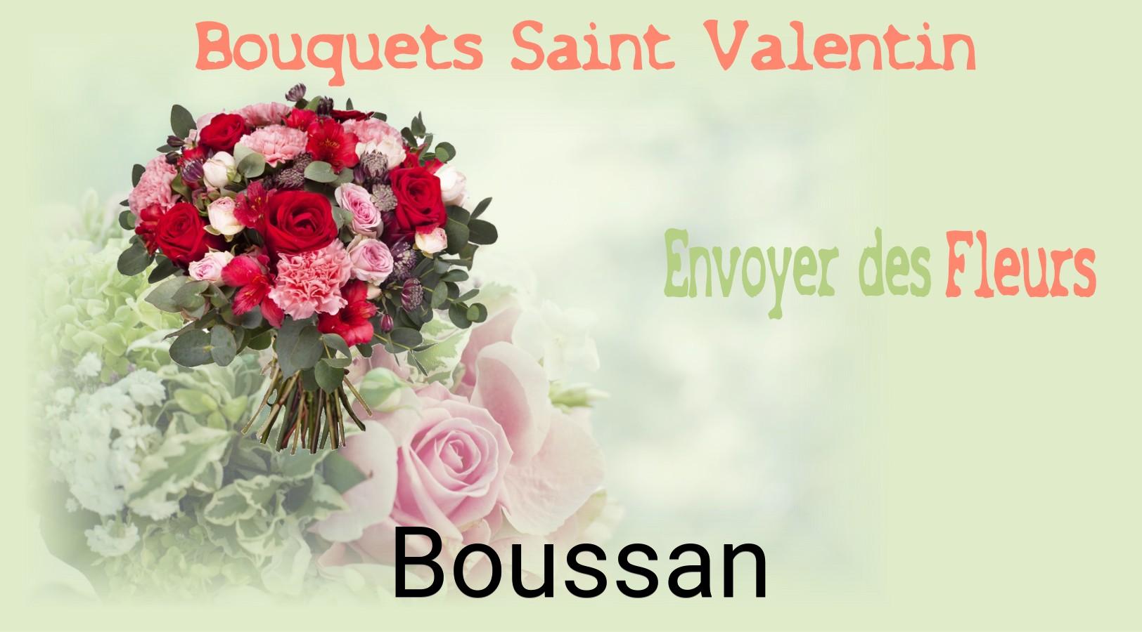 Roses de Saint-Valentin livrées à Boussan